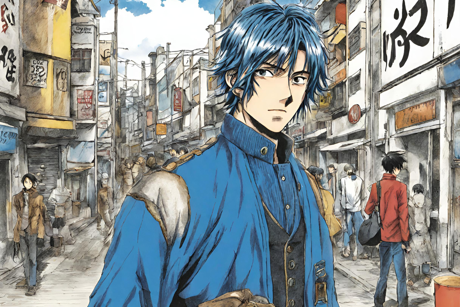 Blue lock manga colored